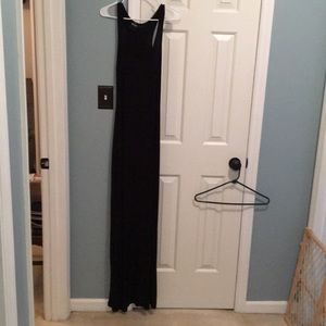 Black maxi dress